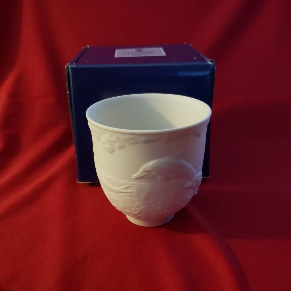 Lladro Collectors Society 17658 Dolphins Play Votive Candleholder w/Box 1998